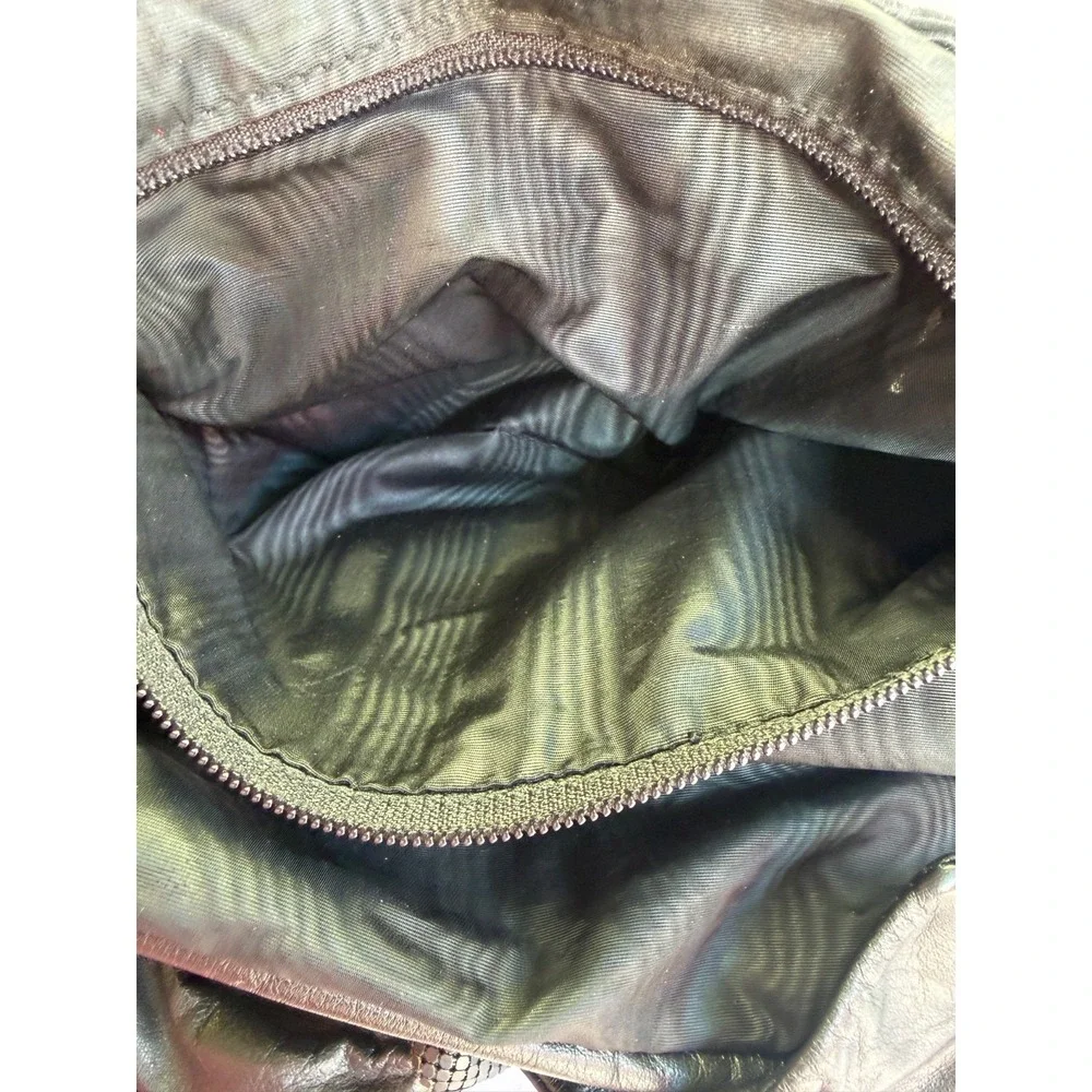 Whiting & Davis Black Mesh Metal Shoulder Bag Vintage 80s Leather L Hobo Slouchy